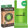 The Original Poop Bags USDA Certified Biobased Handle Tie Poop Bags Bundle (Count of 120)