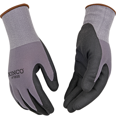 Kinco NYLON KNIT SHELL & MICRO-FOAM NITRILE PALM (XL)