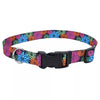 Coastal Pet Products Styles Adjustable Dog Collar (3/4 x 14-20, Red Bones)