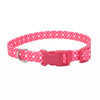 Coastal Pet Products Styles Adjustable Dog Collar (3/4 x 14-20, Red Bones)