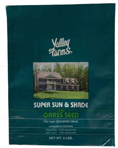 Valley Farms Super Sun & Shade Lawn Seed Mix