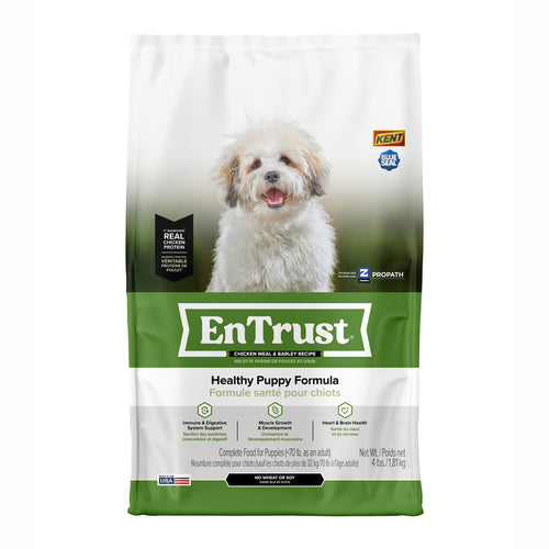 Kent Blue Seal EnTrust® Healthy Puppy Formula Chicken Meal & Barley Recipe Dog Food