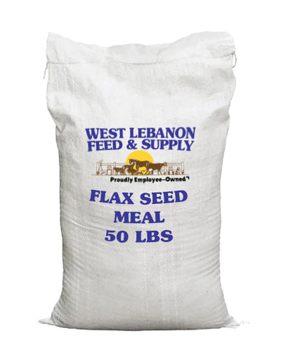 West Lebanon Feed & Supply  WLS Flax Seed Meal 50lbs