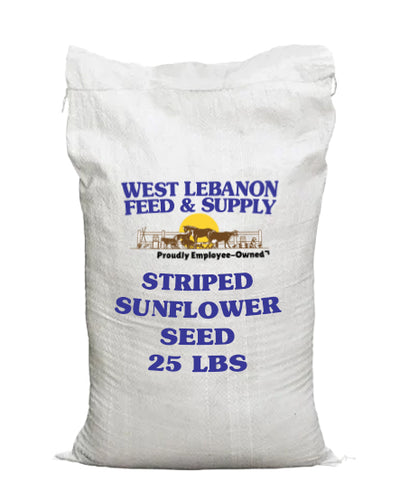 West Lebanon Feed & Supply  WLS Striped Sunflower Seed 25lbs