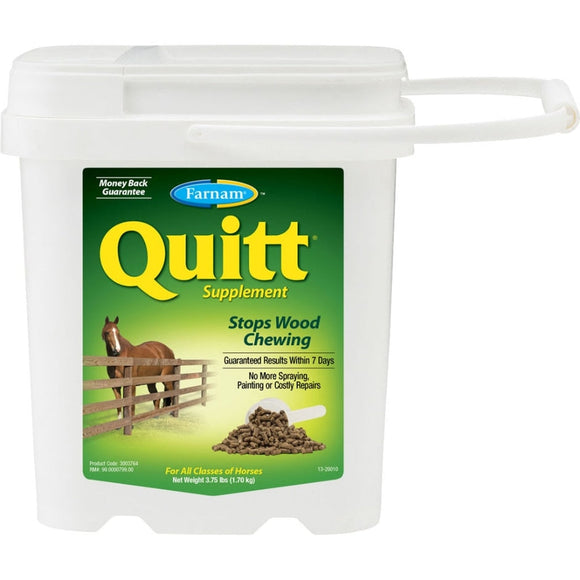 FARNAM QUITT CHEWING DETERRENT SUPPLEMENT FOR HORSES (3.75 LB/30 DAY)