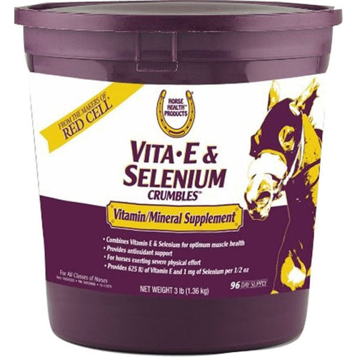 HORSE HEALTH VITA E AND SELENIUM CRUMBLES (20 LB)