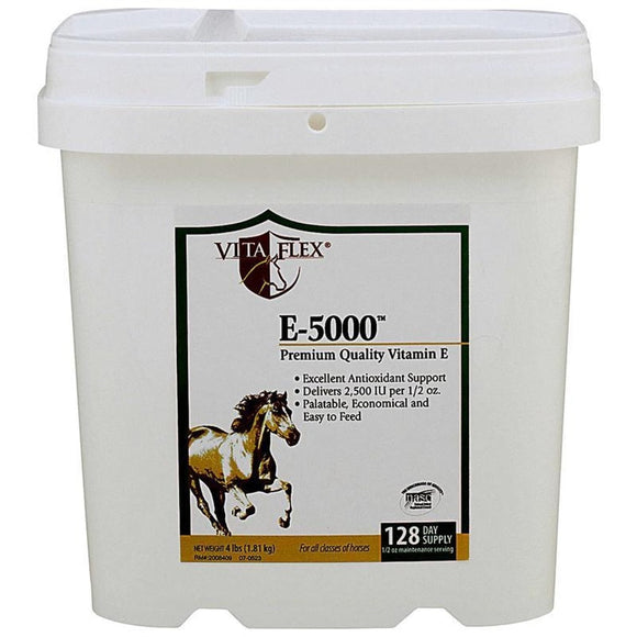 VITA FLEX E-5000 PREMIUM VITAMIN E SUPPLEMENT FOR HORSES (4 LB/128 DAY)